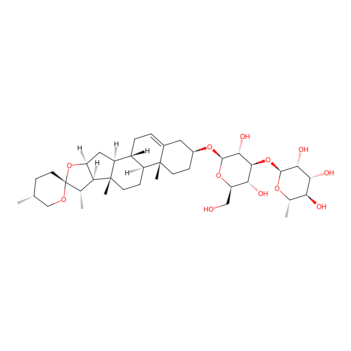 Polyphillin C molecular structure, CAS 76296-71-4