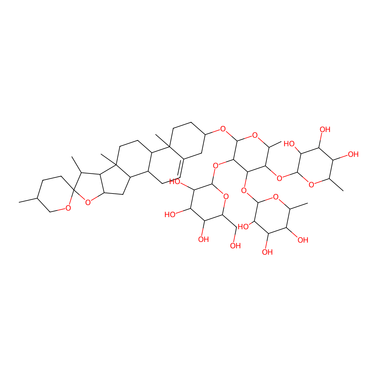 Polyphyllin E (RG) molecular structure, CAS 76296-74-7