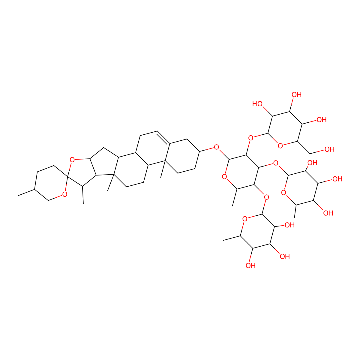 Polyphyllin E (RG) molecular structure, CAS 76296-74-7