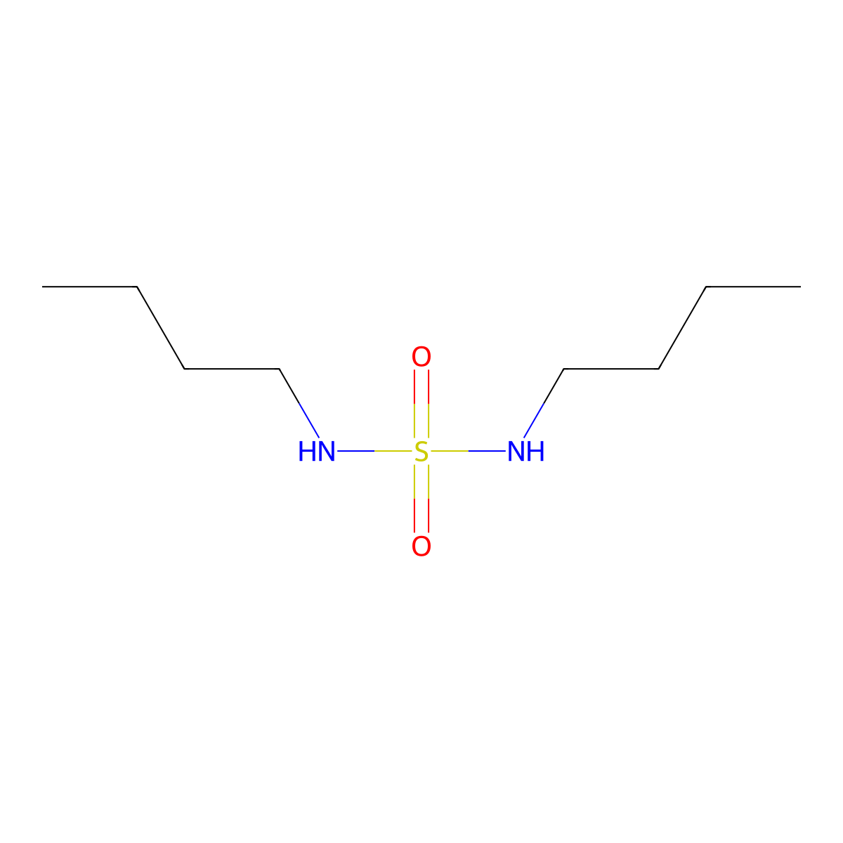 N,N'-Dibutylsulphamide molecular structure, CAS 763-11-1