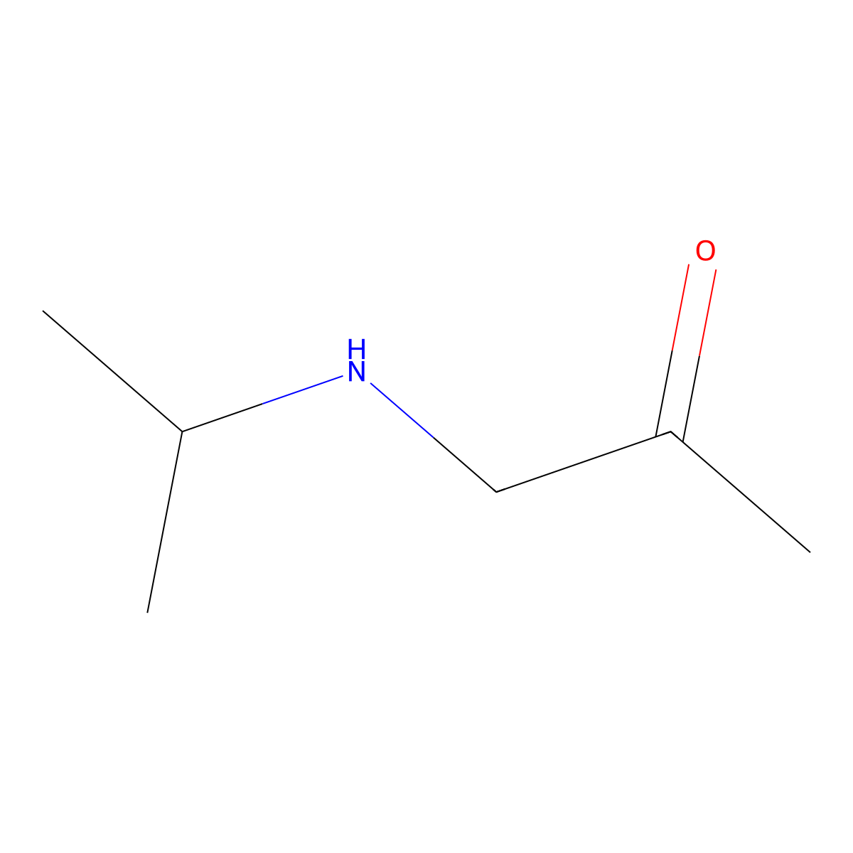 1-[(Propan-2-yl)amino]propan-2-one molecular structure, CAS 763025-68-9