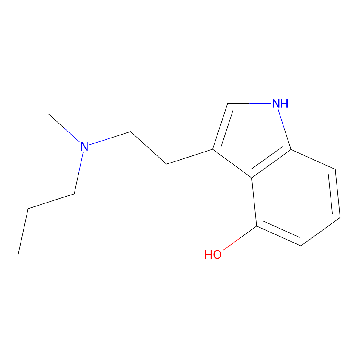3-(2-(Methylpropylamino)ethyl)-1H-indol-4-ol molecular structure, CAS 763035-03-6