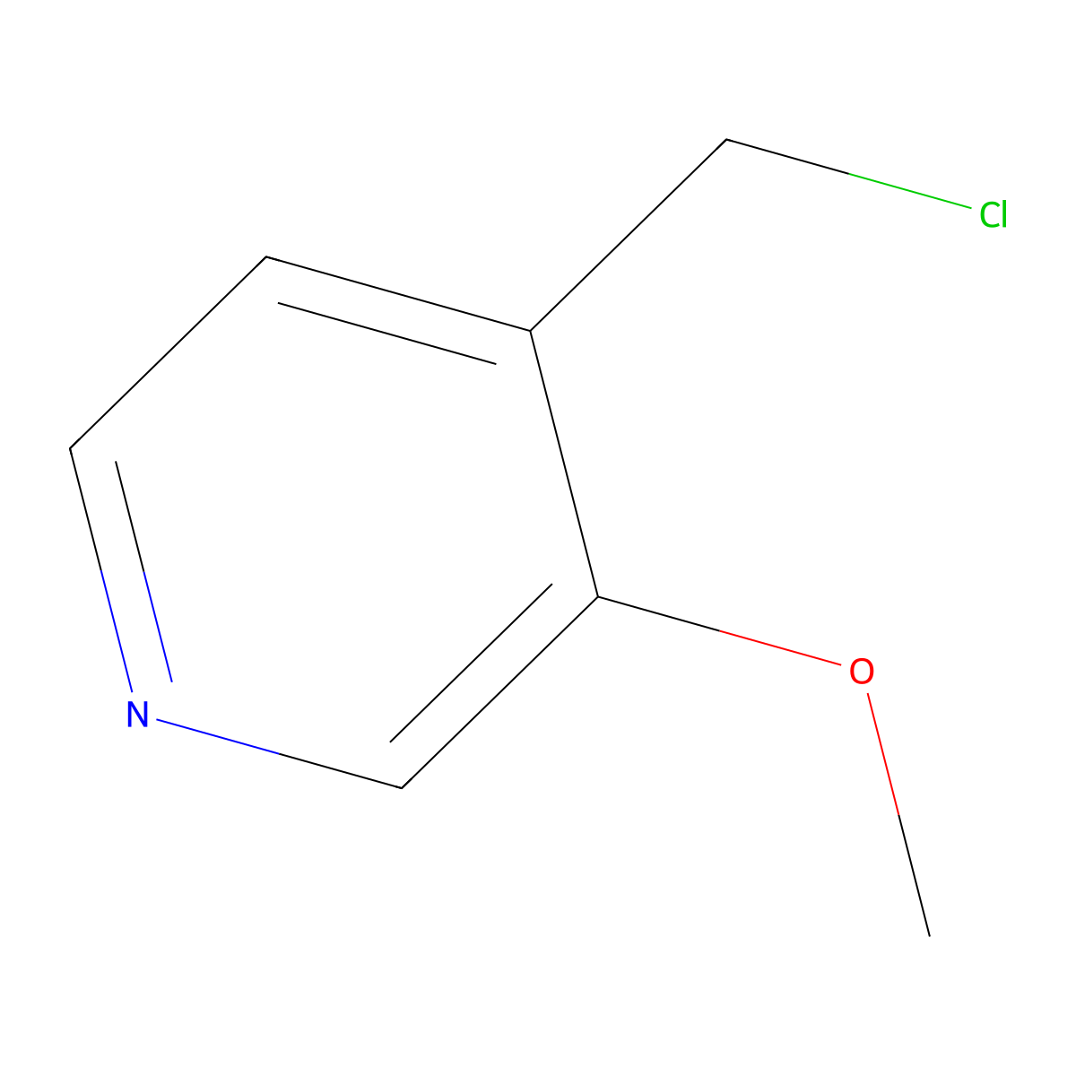 4-(Chloromethyl)-3-methoxypyridine molecular structure, CAS 763043-85-2