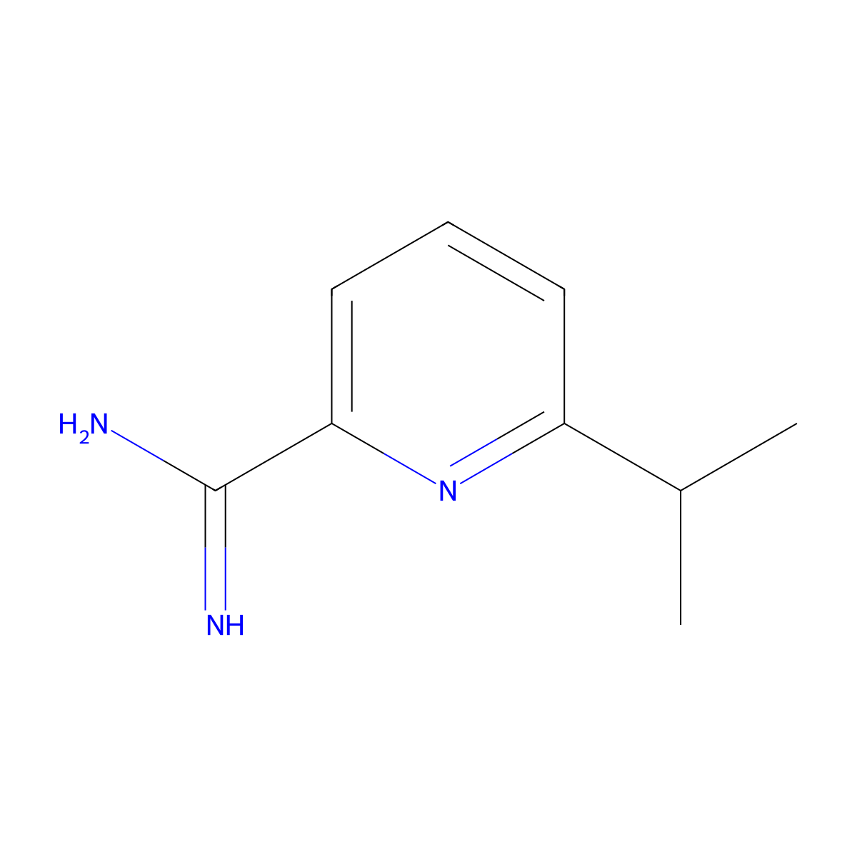 6-Isopropylpicolinimidamide molecular structure, CAS 763045-09-6