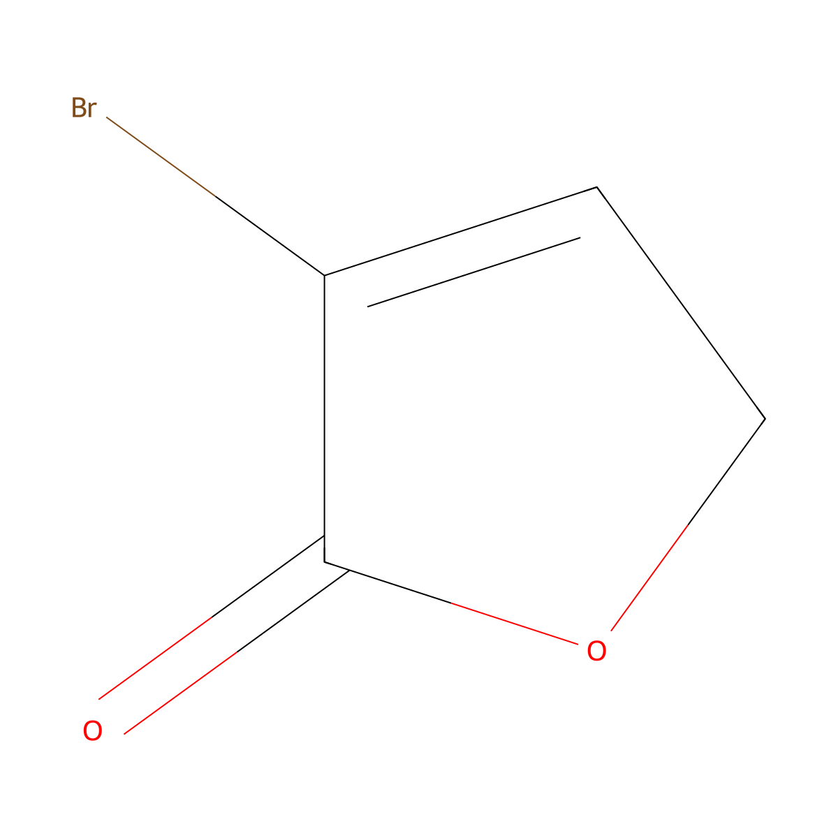 3-Bromofuran-2(5H)-one molecular structure, CAS 76311-89-2