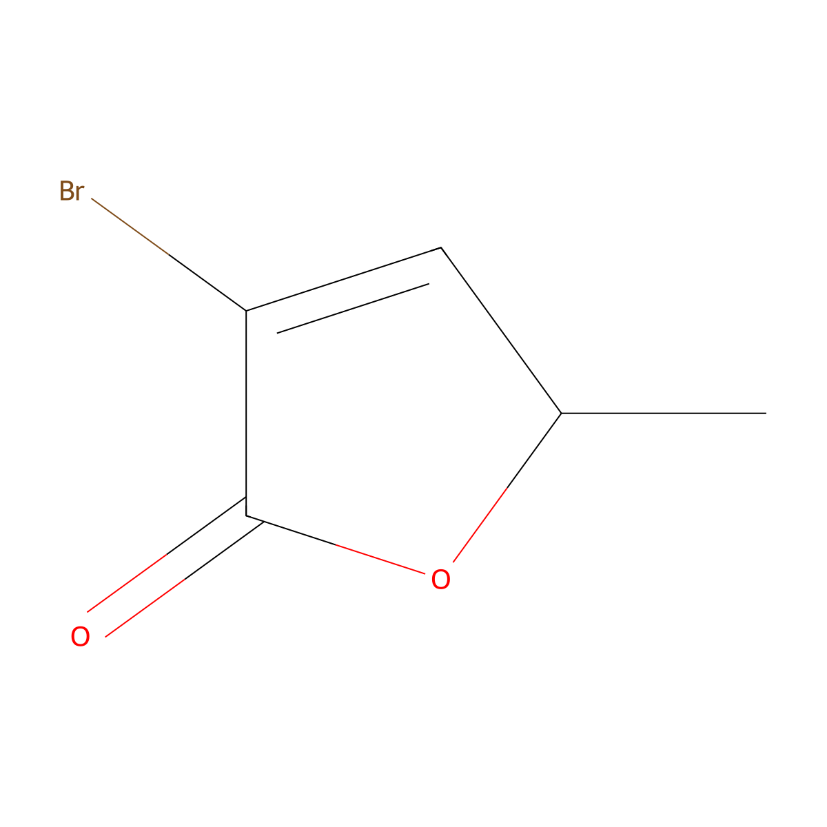 3-Bromo-5-methylfuran-2(5H)-one molecular structure, CAS 76311-90-5