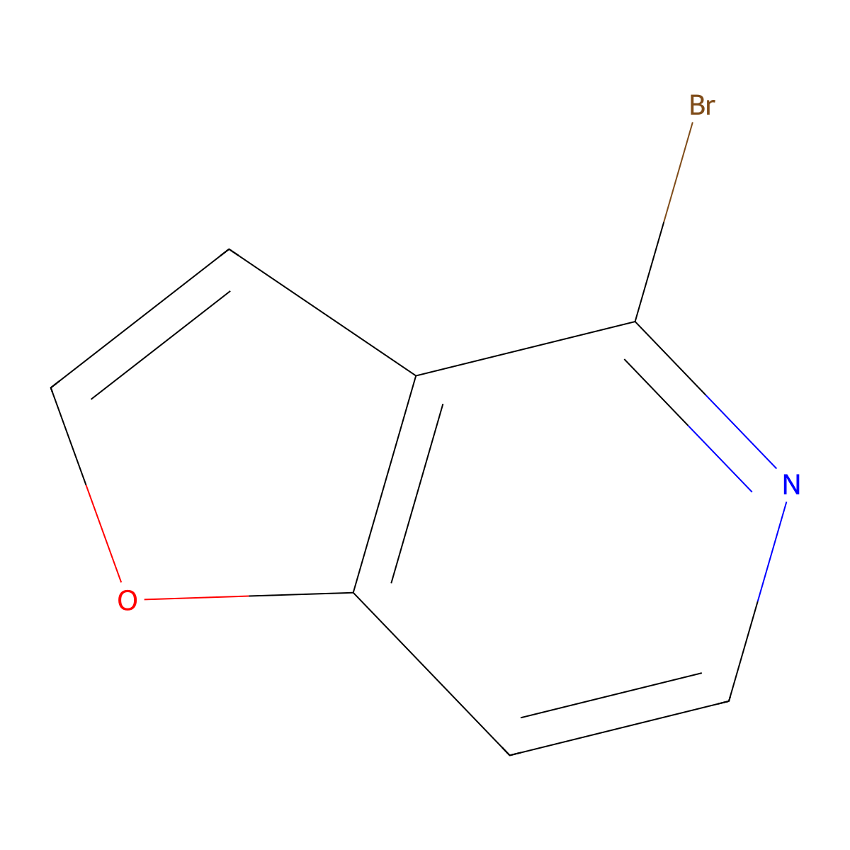 4-Bromofuro[3,2-c]pyridine molecular structure, CAS 76312-04-4