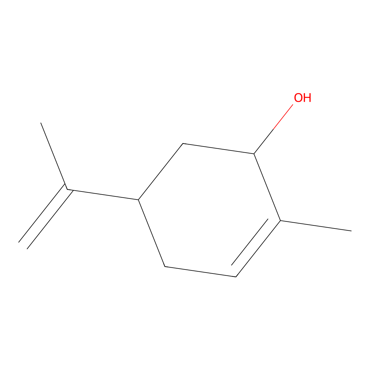 (+)-cis-Carveol molecular structure, CAS 7632-16-8