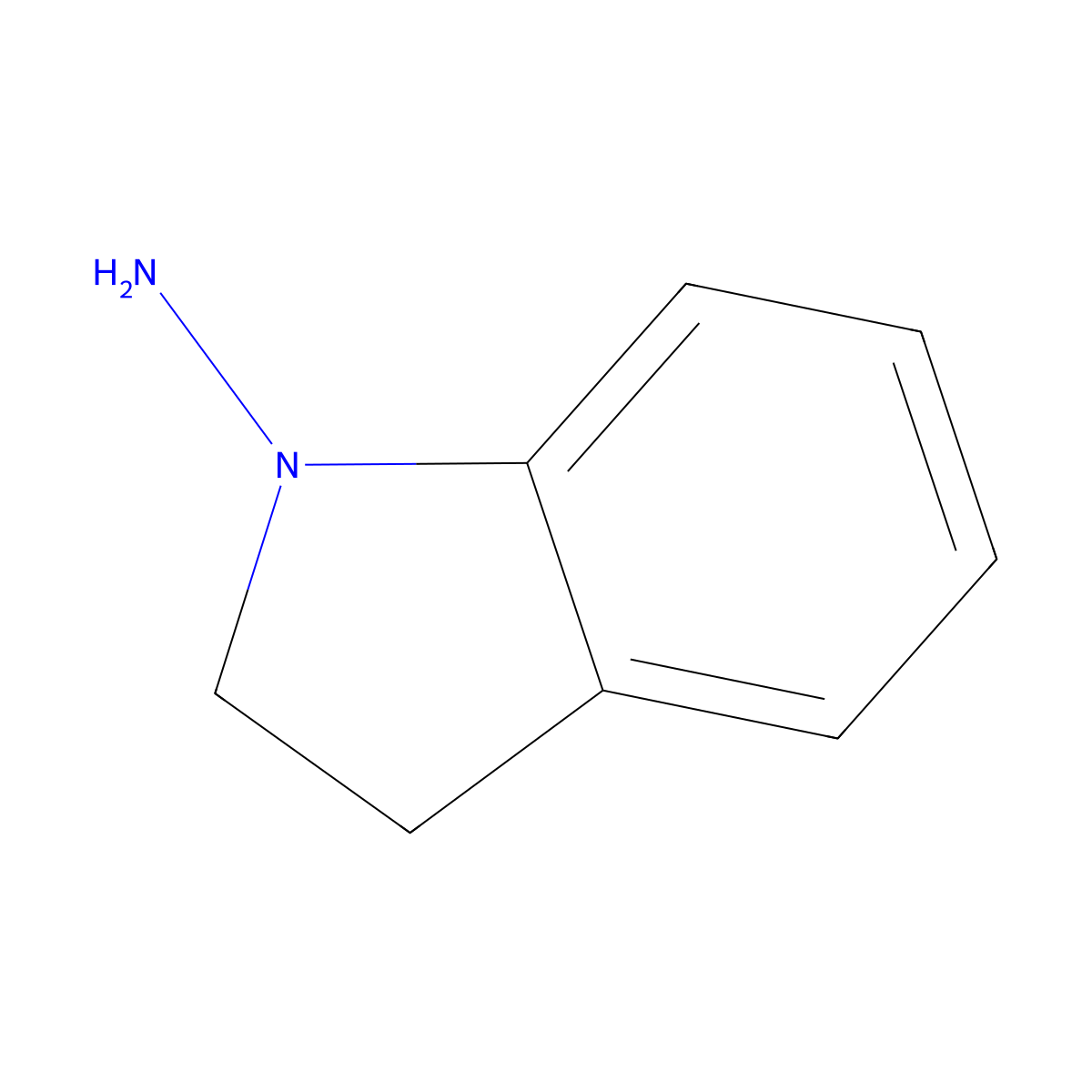 2,3-dihydro-1H-indol-1-amine molecular structure, CAS 7633-56-9