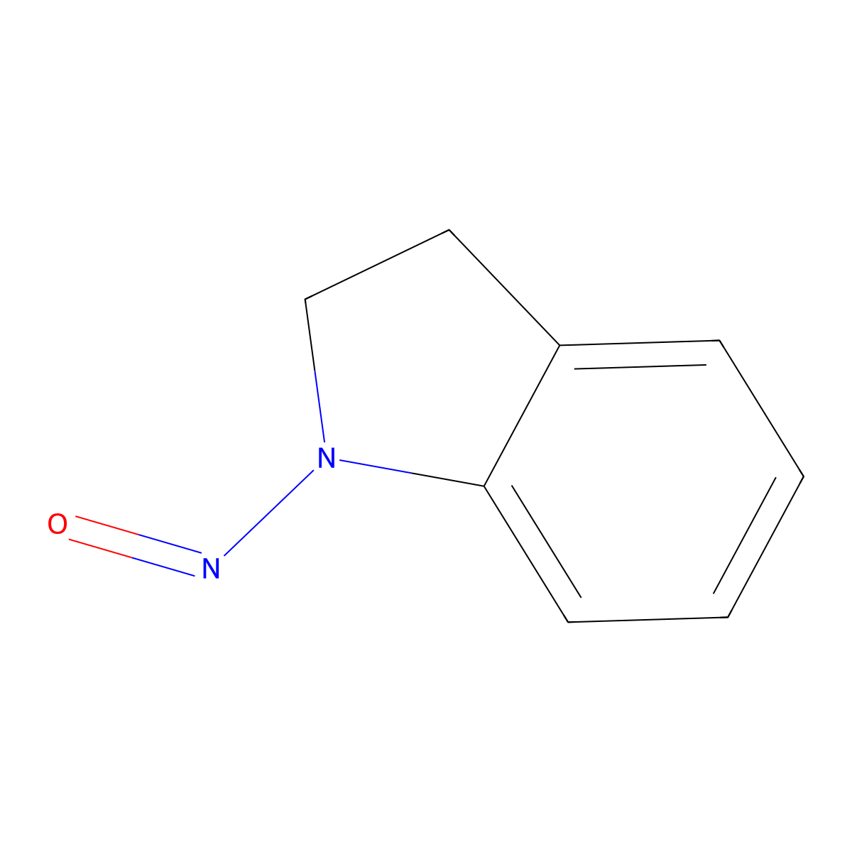 1-Nitrosoindoline molecular structure, CAS 7633-57-0