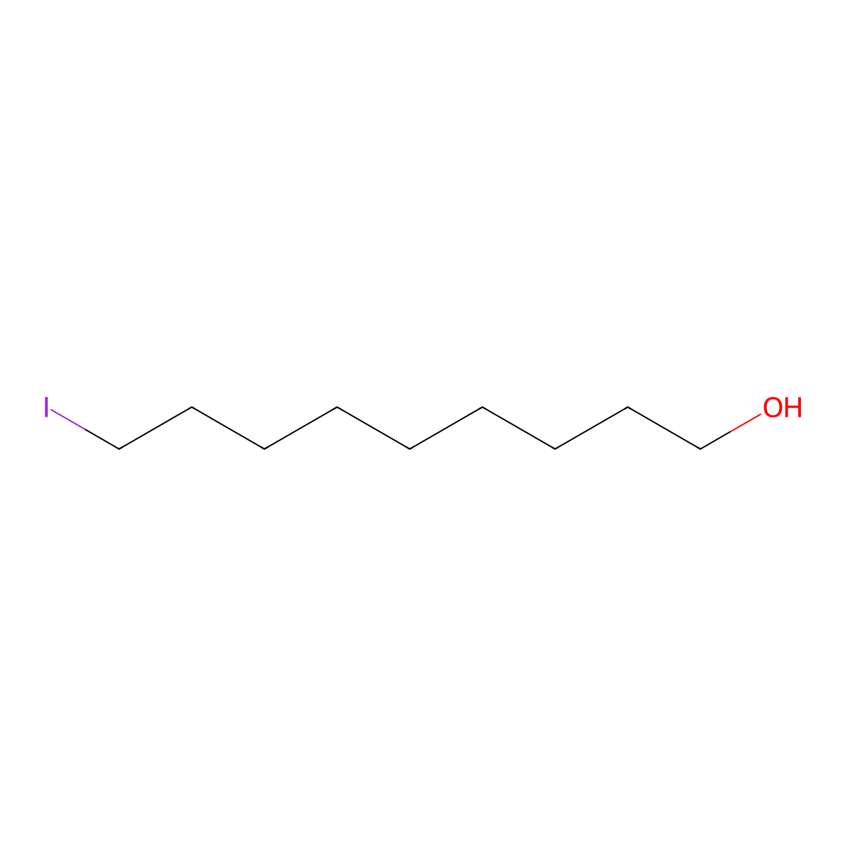 9-Iodononan-1-ol molecular structure, CAS 76334-30-0
