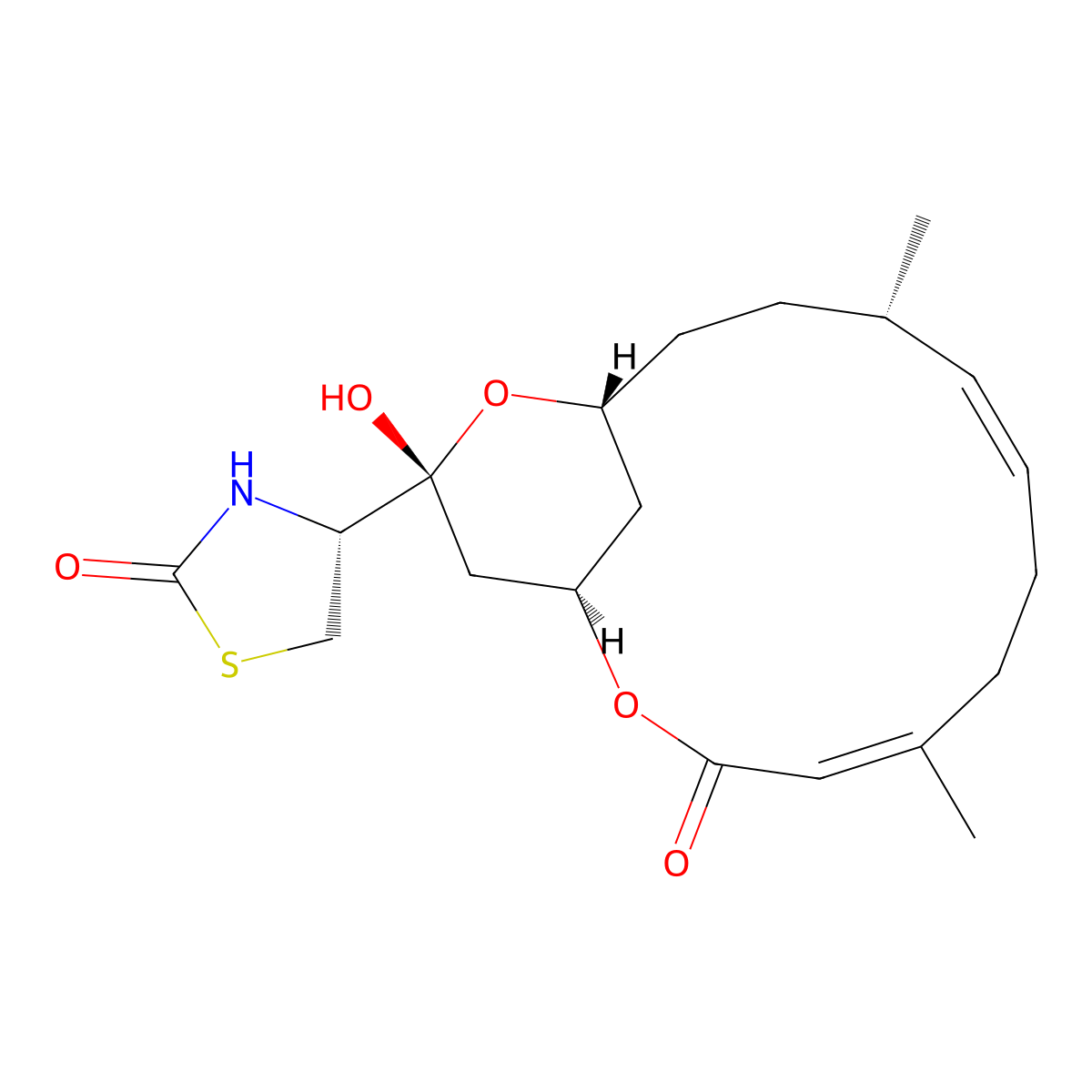 Latrunculin B molecular structure, CAS 76343-94-7