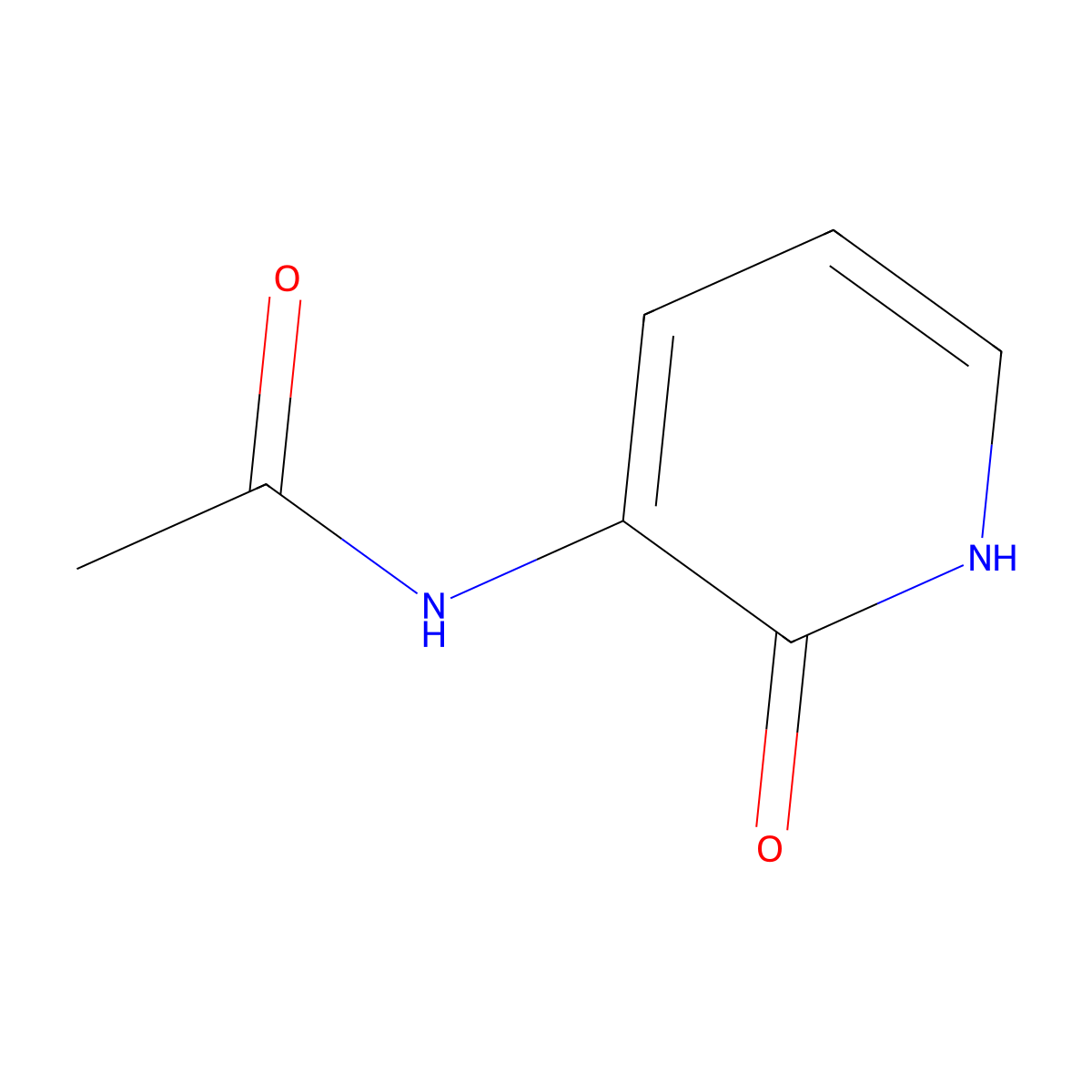 N-(2-Hydroxypyridin-3-yl)acetamide molecular structure, CAS 76349-07-0