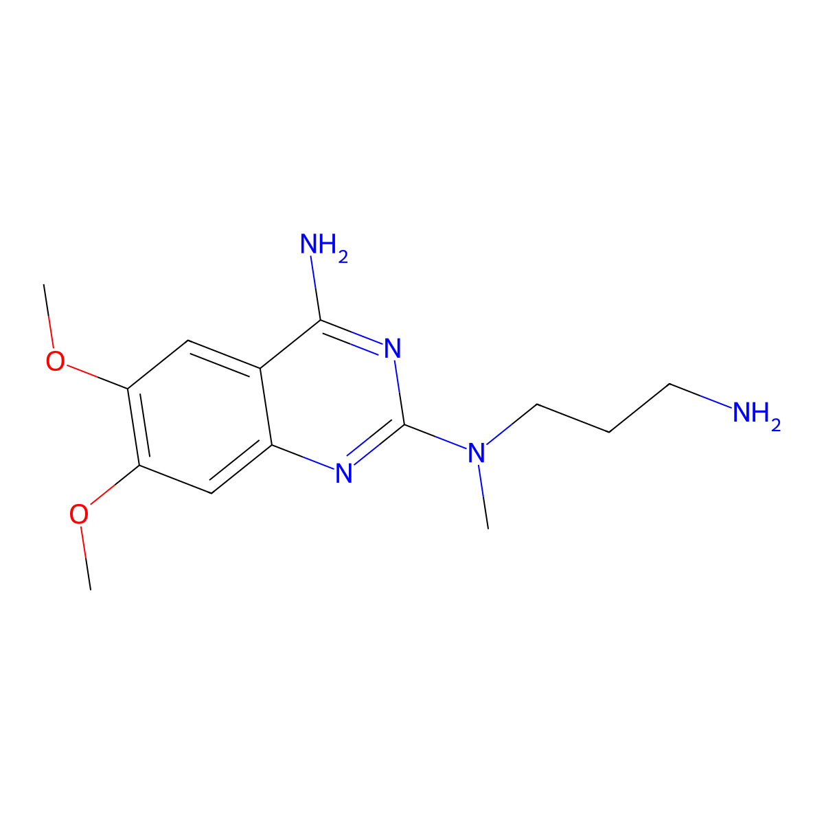 Deacylated alfuzosin molecular structure, CAS 76362-29-3
