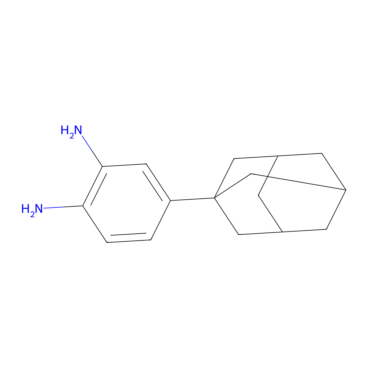 4-(1-Adamantyl)benzene-1,2-diamine molecular structure, CAS 763901-28-6