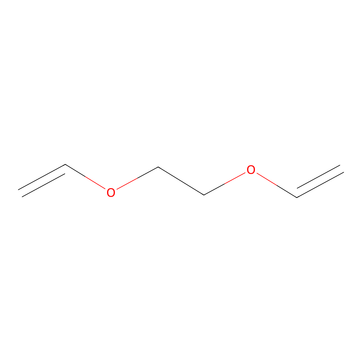 1,1'-(1,2-Ethanediylbis(oxy))bis(ethene) molecular structure, CAS 764-78-3