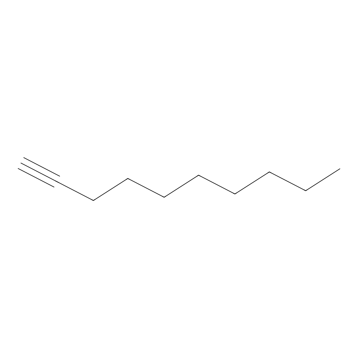 1-Decyne molecular structure, CAS 764-93-2