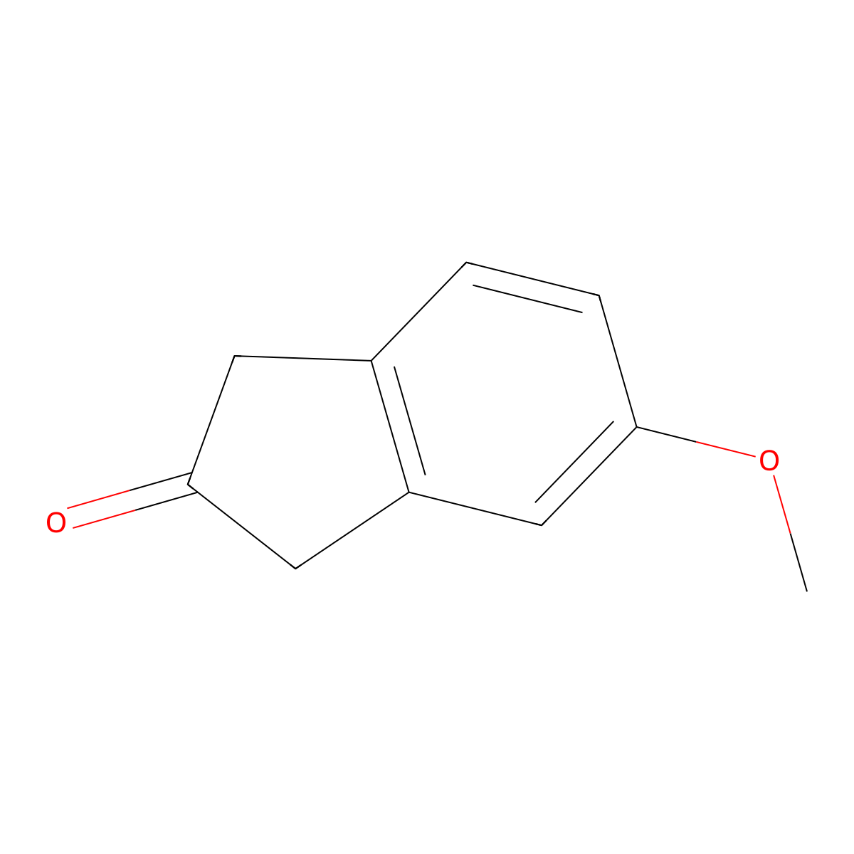 5-methoxy-1H-inden-2(3H)-one molecular structure, CAS 76413-89-3