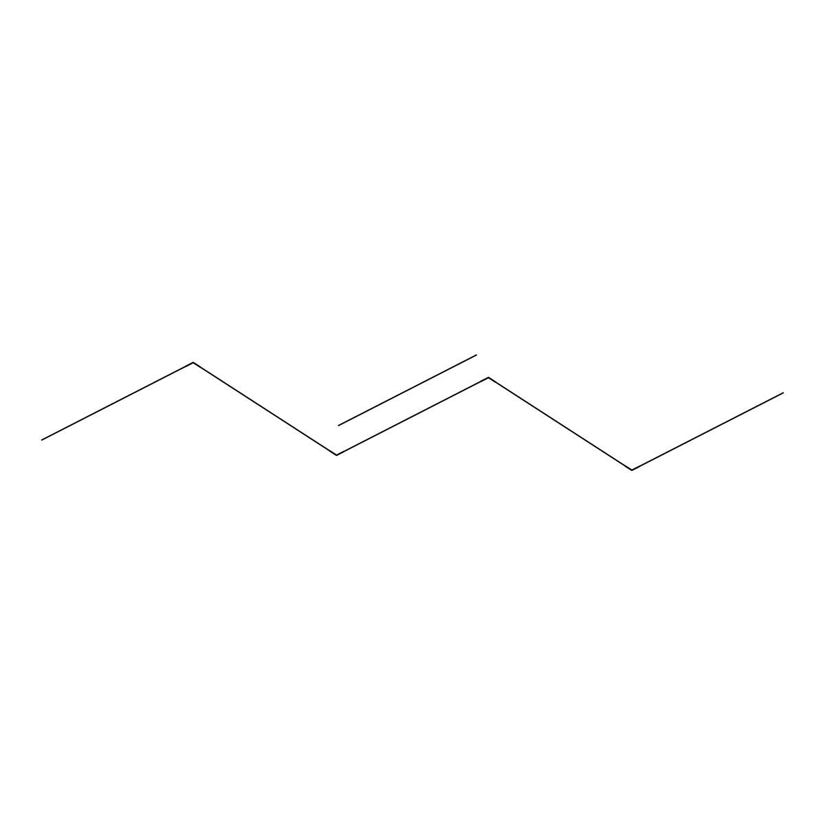 cis-3-Hexene molecular structure, CAS 7642-09-3