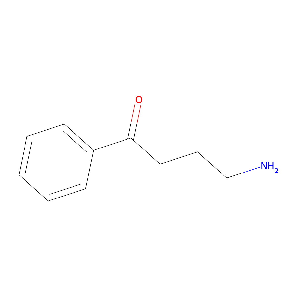 4-Amino-1-phenylbutan-1-one molecular structure, CAS 7643-94-9