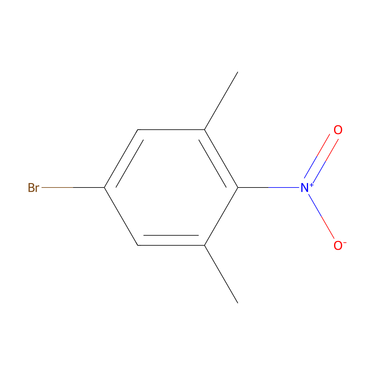 5-Bromo-1,3-dimethyl-2-nitrobenzene molecular structure, CAS 76435-22-8