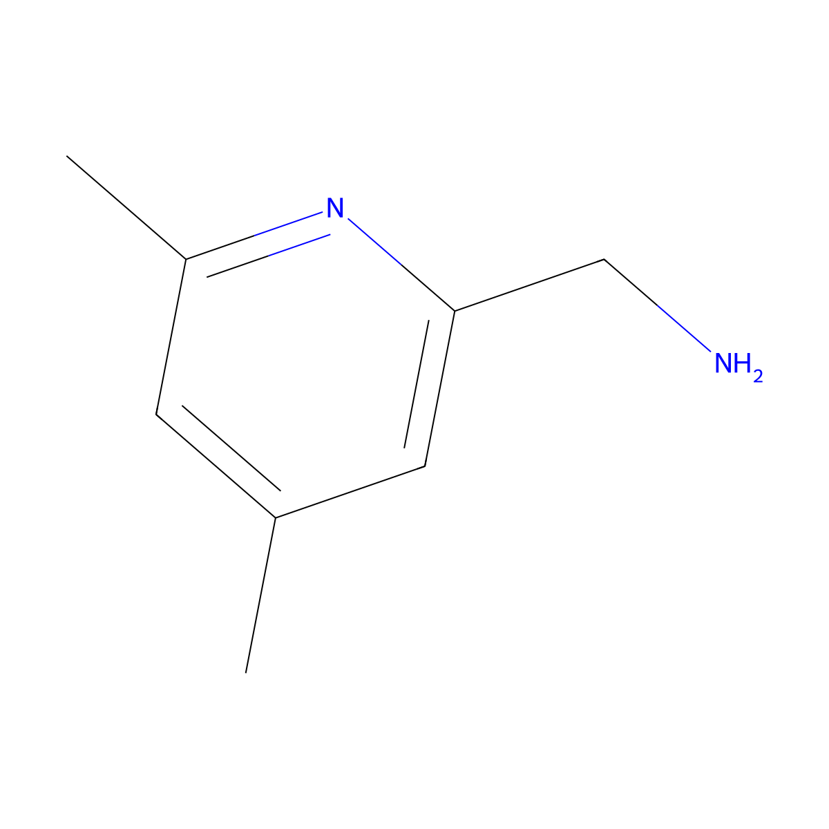 1-(4,6-Dimethylpyridin-2-yl)methanamine molecular structure, CAS 76457-15-3
