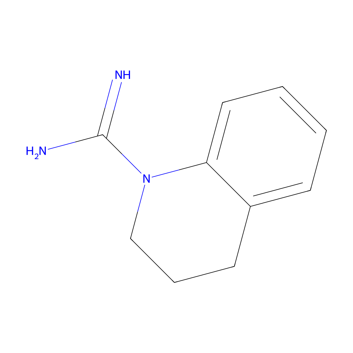 1,2,3,4-Tetrahydroquinoline-1-carboximidamide molecular structure, CAS 764590-94-5