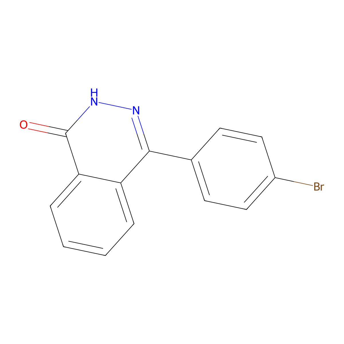 4-(4-Bromophenyl)phthalazin-1(2h)-one molecular structure, CAS 76462-38-9
