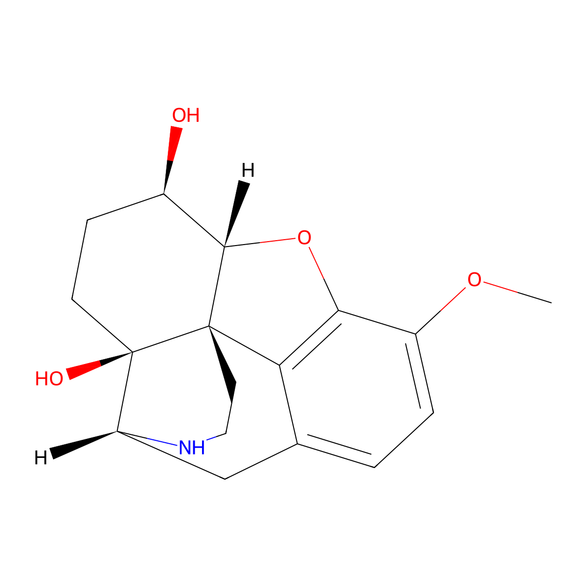 NOR-6beta-oxycodol molecular structure, CAS 764620-36-2