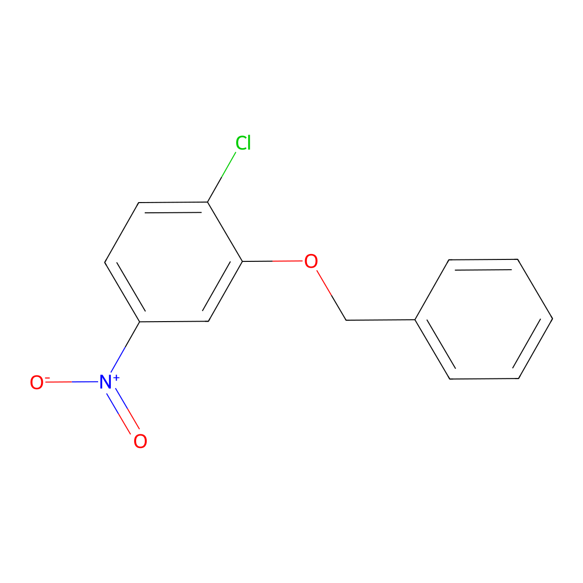 2-(Benzyloxy)-1-chloro-4-nitrobenzene molecular structure, CAS 76464-61-4