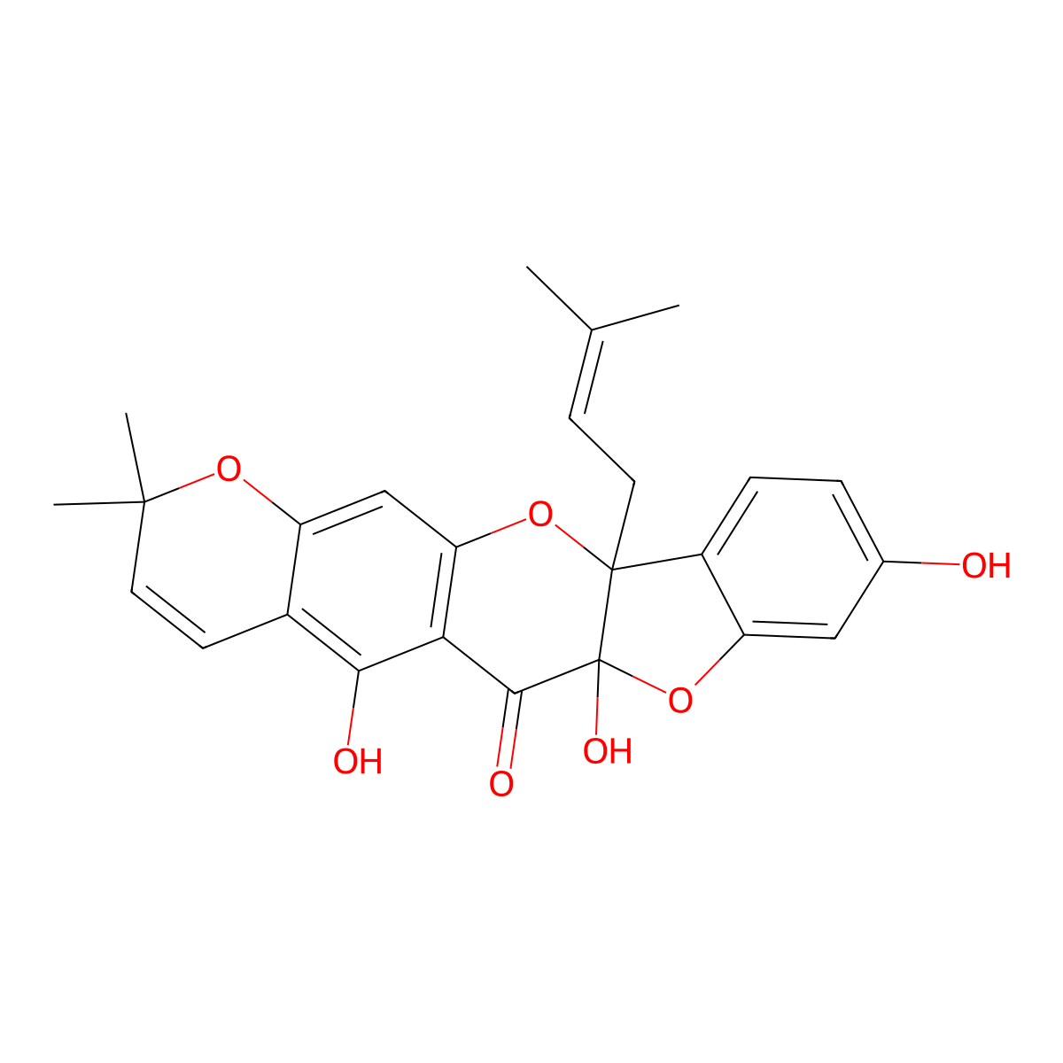 Sanggenon A molecular structure, CAS 76464-71-6