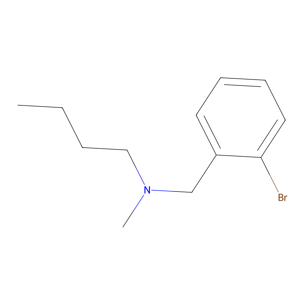 N-(2-bromobenzyl)-N-butyl-N-methylamine molecular structure, CAS 764667-50-7