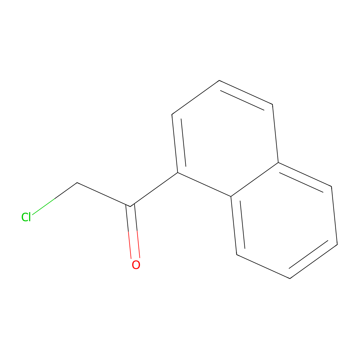 2-Chloro-1-(naphthalen-1-yl)ethan-1-one molecular structure, CAS 76469-33-5