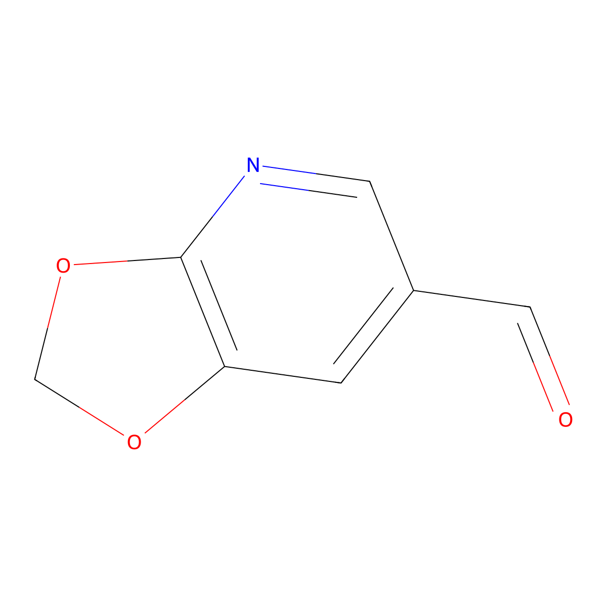 [1,3]Dioxolo[4,5-B]pyridine-6-carbaldehyde molecular structure, CAS 76470-45-6
