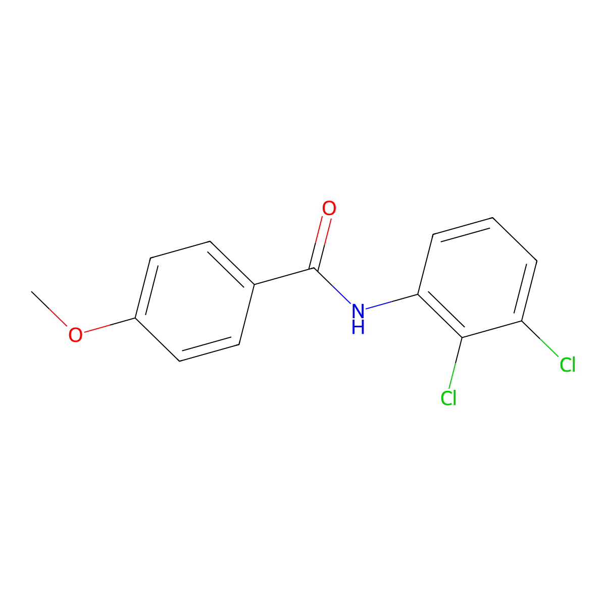 N-(2,3-dichlorophenyl)-4-methoxybenzamide molecular structure, CAS 76470-77-4