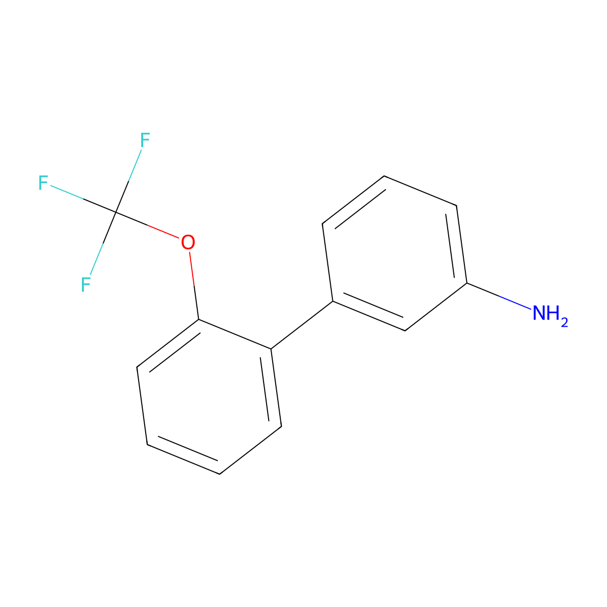 3-[2-(Trifluoromethoxy)phenyl]aniline molecular structure, CAS 764704-38-3