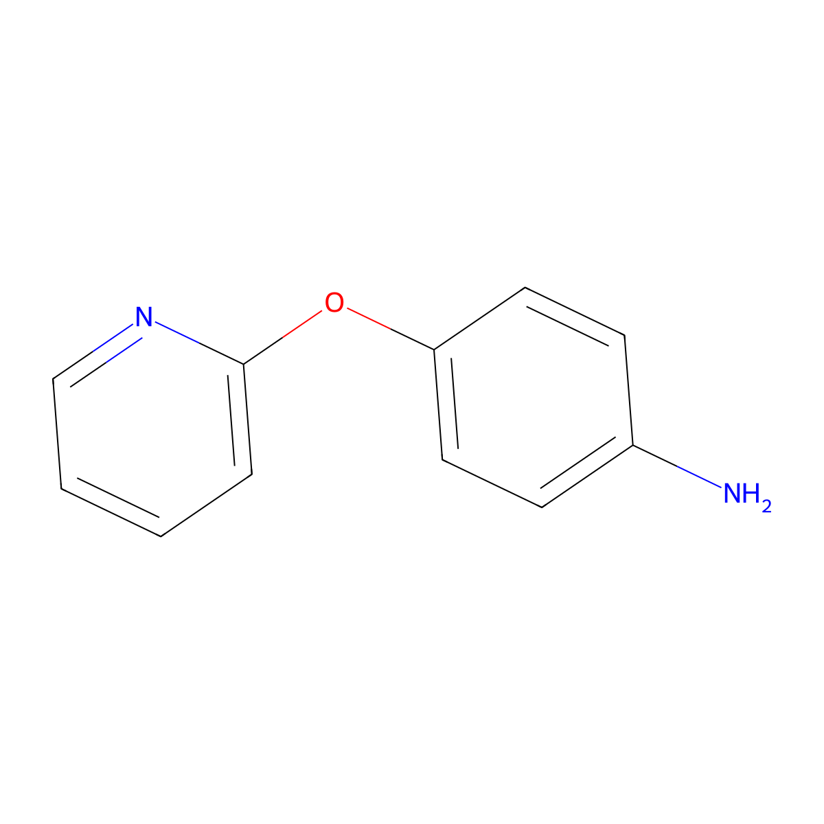 4-(Pyridin-2-yloxy)aniline molecular structure, CAS 76471-08-4