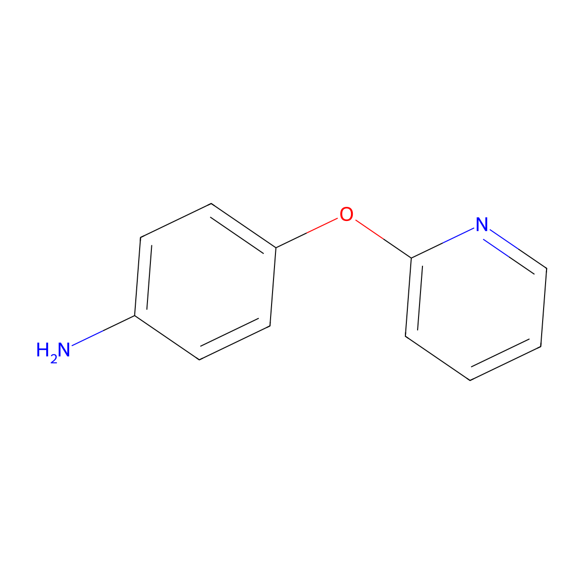4-(Pyridin-2-yloxy)aniline molecular structure, CAS 76471-08-4