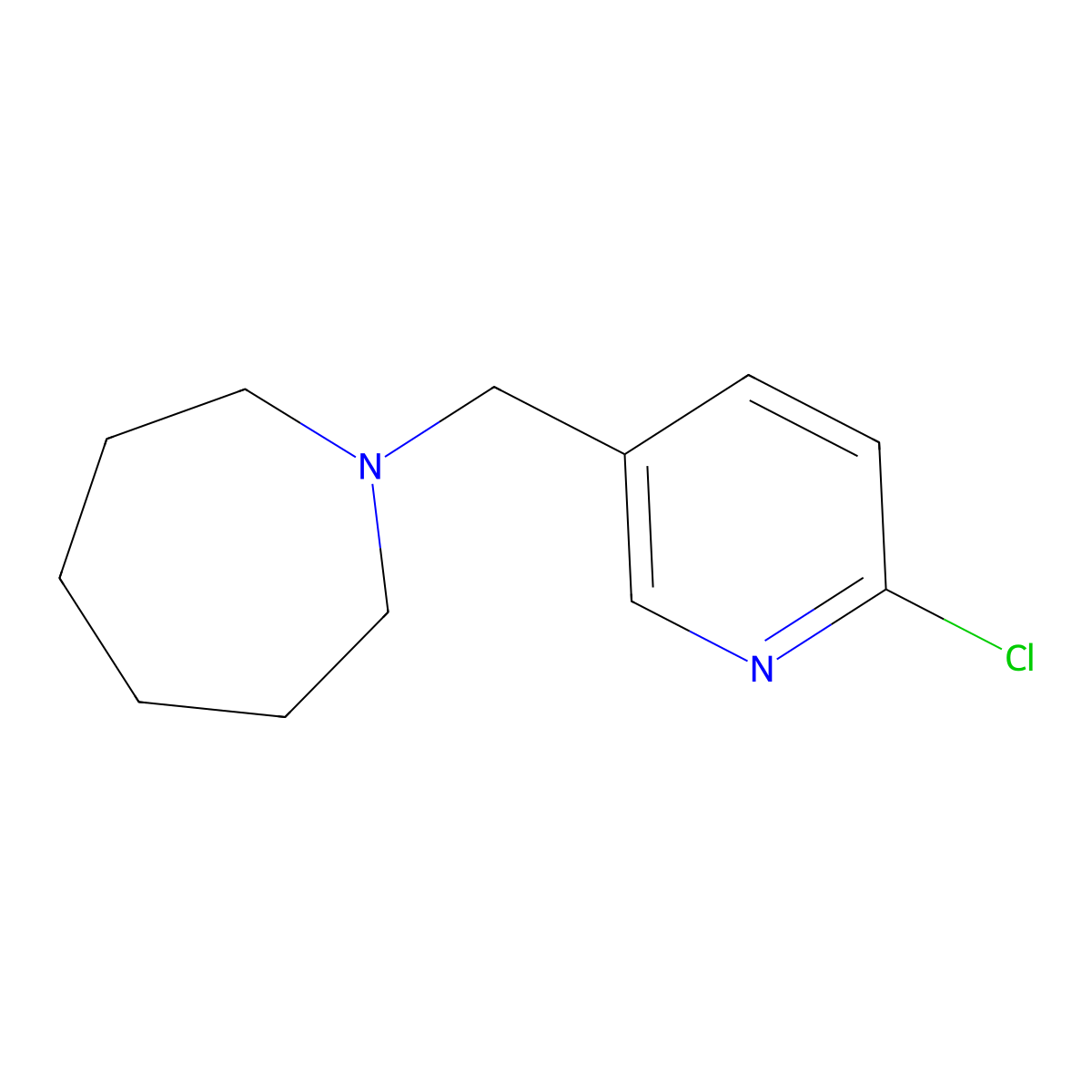 1-[(6-Chloropyridin-3-YL)methyl]azepane molecular structure, CAS 764715-35-7