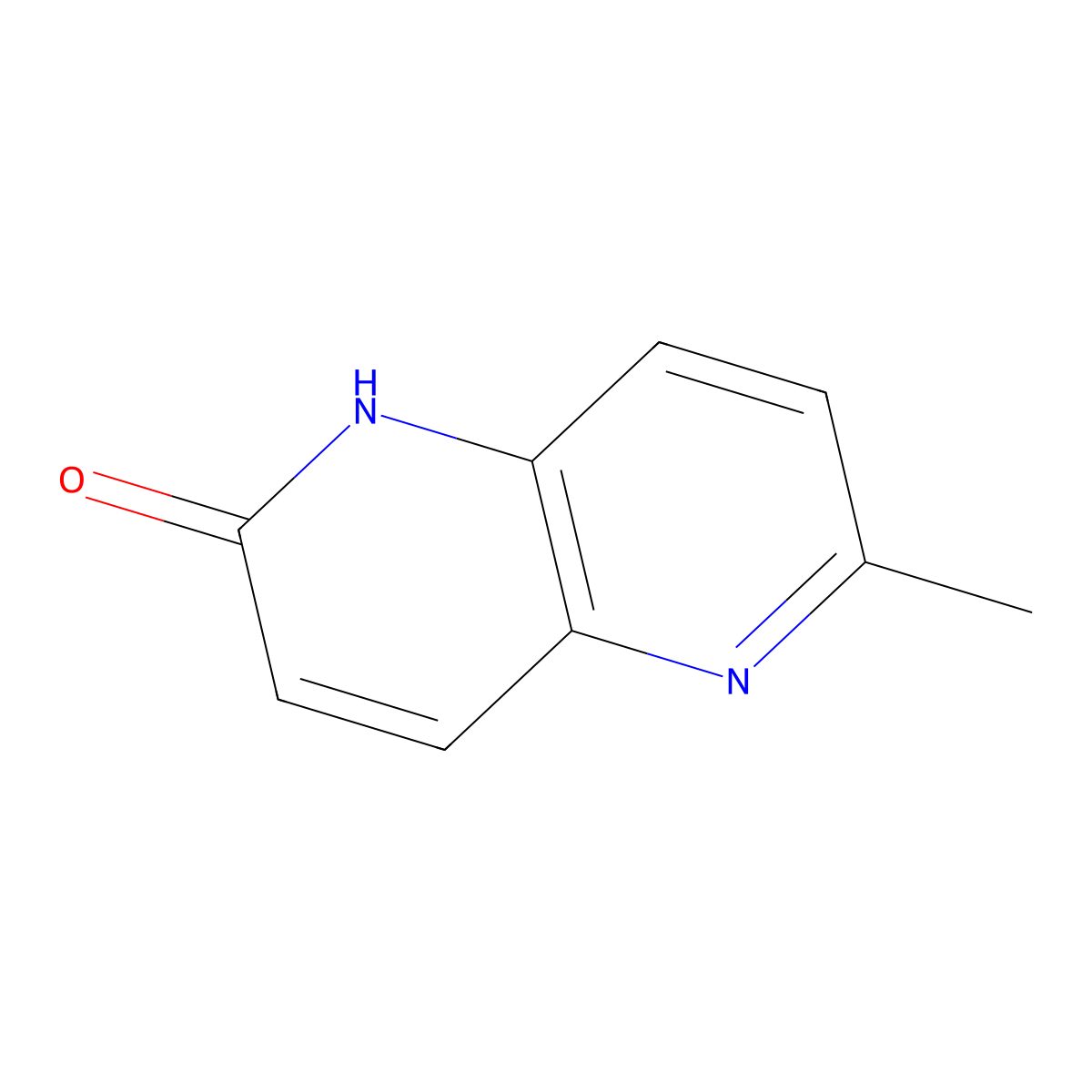 6-Methyl-1,5-naphthyridin-2-ol molecular structure, CAS 764717-60-4