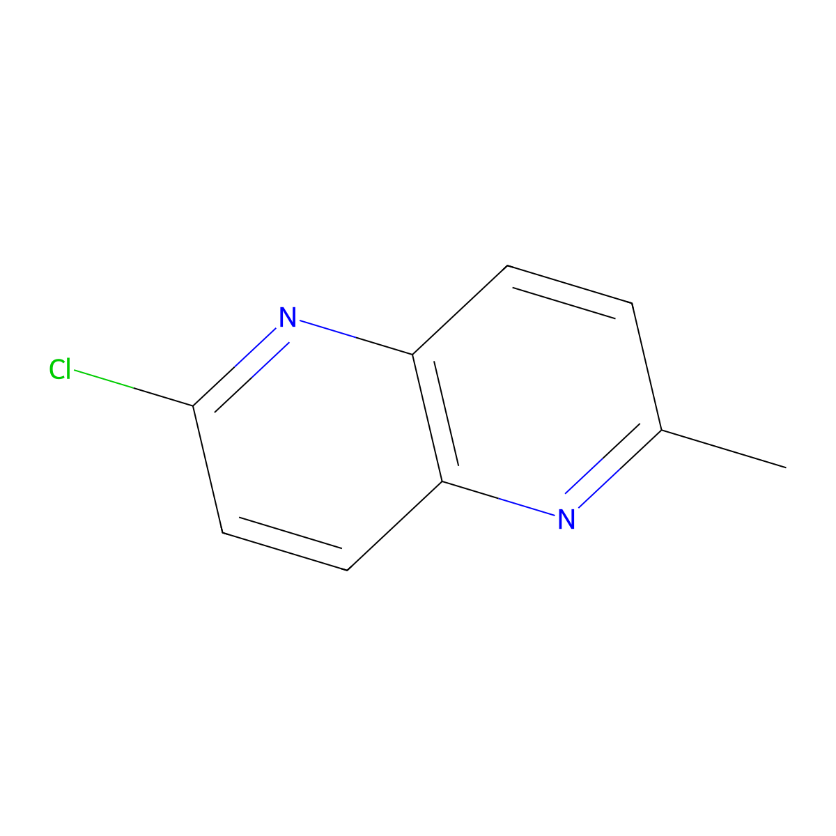 2-Chloro-6-methyl-1,5-naphthyridine molecular structure, CAS 764717-61-5