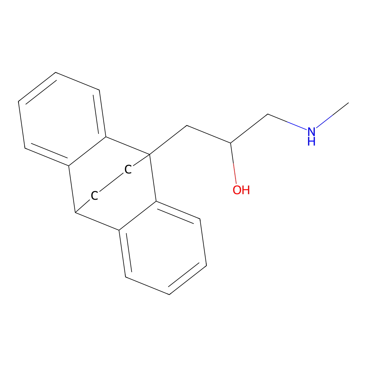 Levoprotiline molecular structure, CAS 76496-68-9