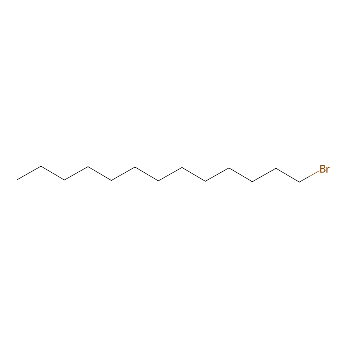 1-Bromotridecane molecular structure, CAS 765-09-3