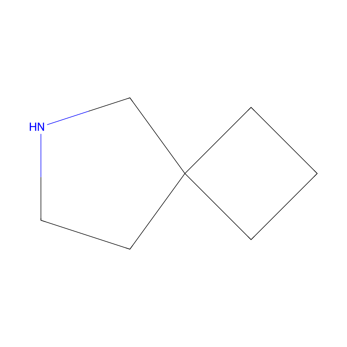 6-Aza-spiro[3.4]octane molecular structure, CAS 765-64-0