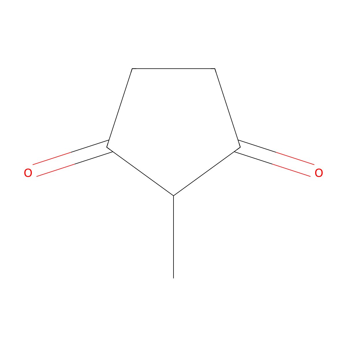 2-Methyl-1,3-cyclopentanedione molecular structure, CAS 765-69-5