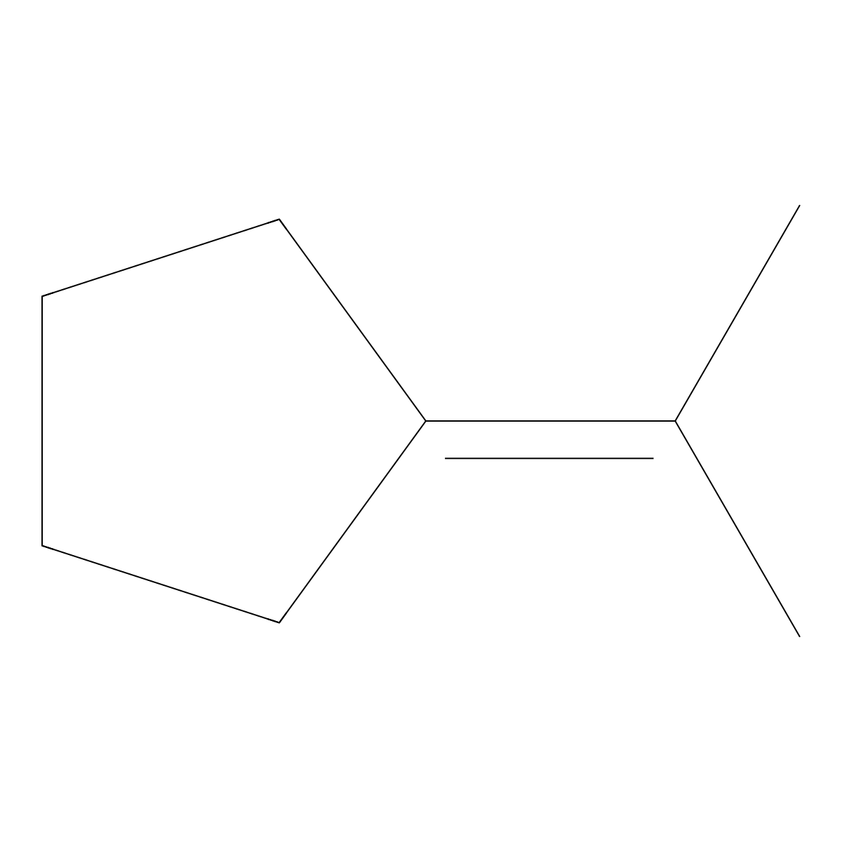Cyclopentane, (1-methylethylidene)- molecular structure, CAS 765-83-3