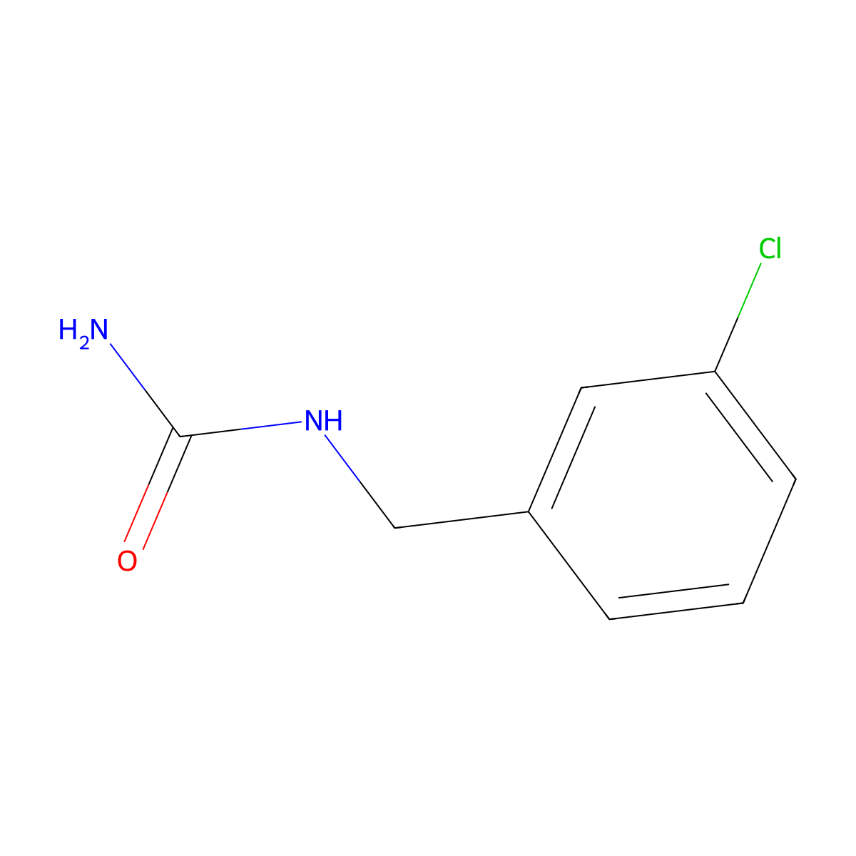 3-Chlorobenzylurea molecular structure, CAS 76502-61-9