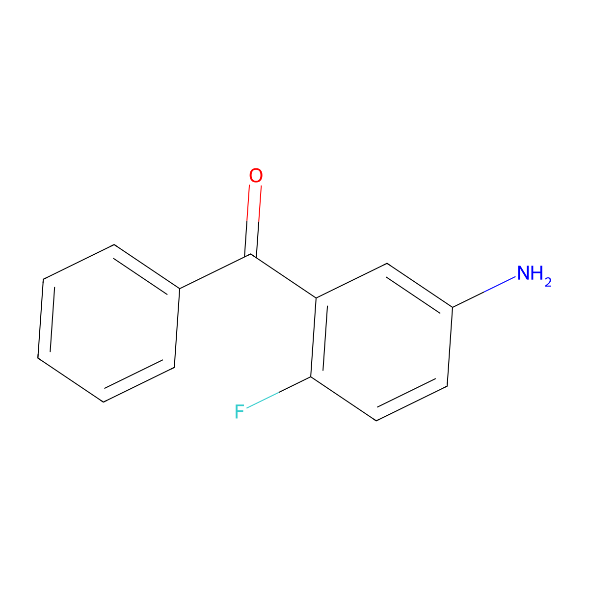 3-Benzoyl-4-fluoroaniline molecular structure, CAS 765217-38-7