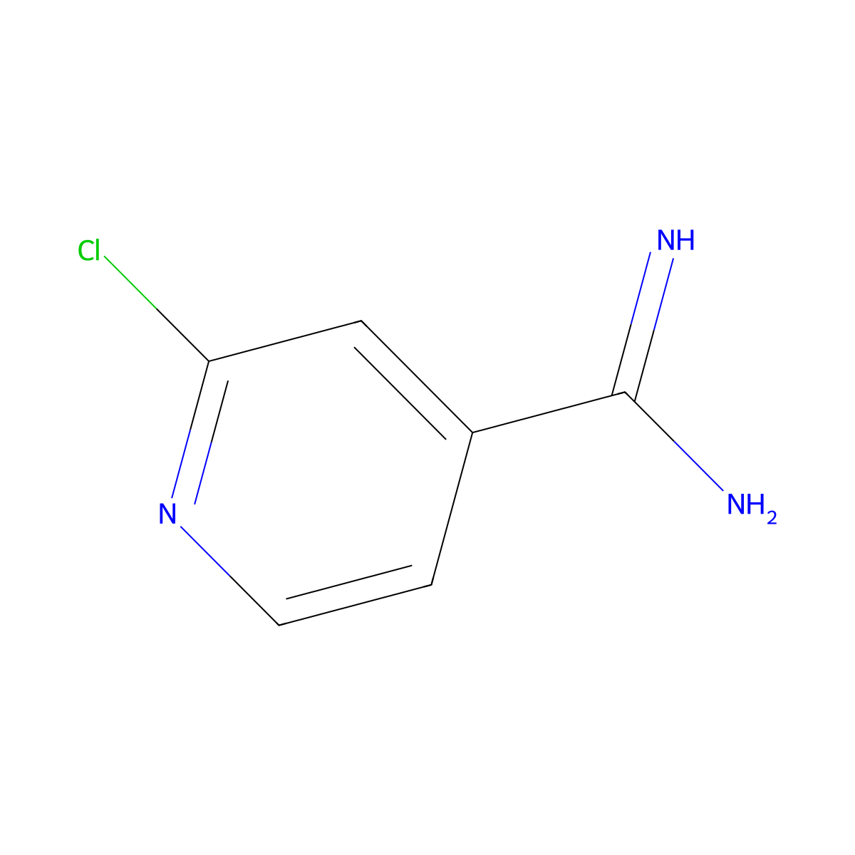 2-Chloropyridine-4-carboximidamide molecular structure, CAS 765224-12-2