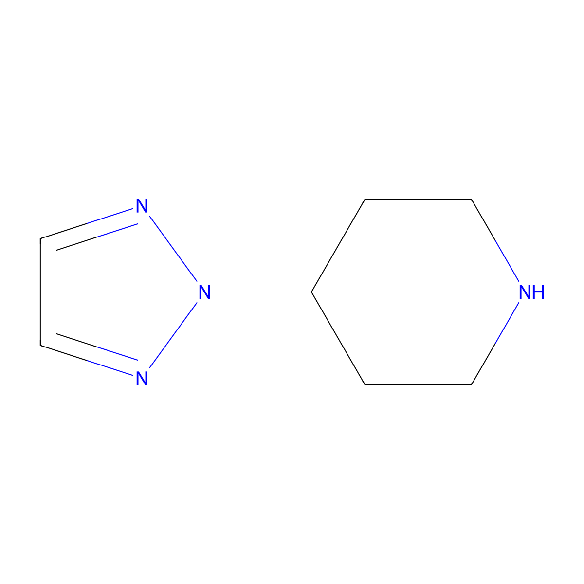 4-(2H-1,2,3-Triazol-2-YL)piperidine molecular structure, CAS 765270-45-9